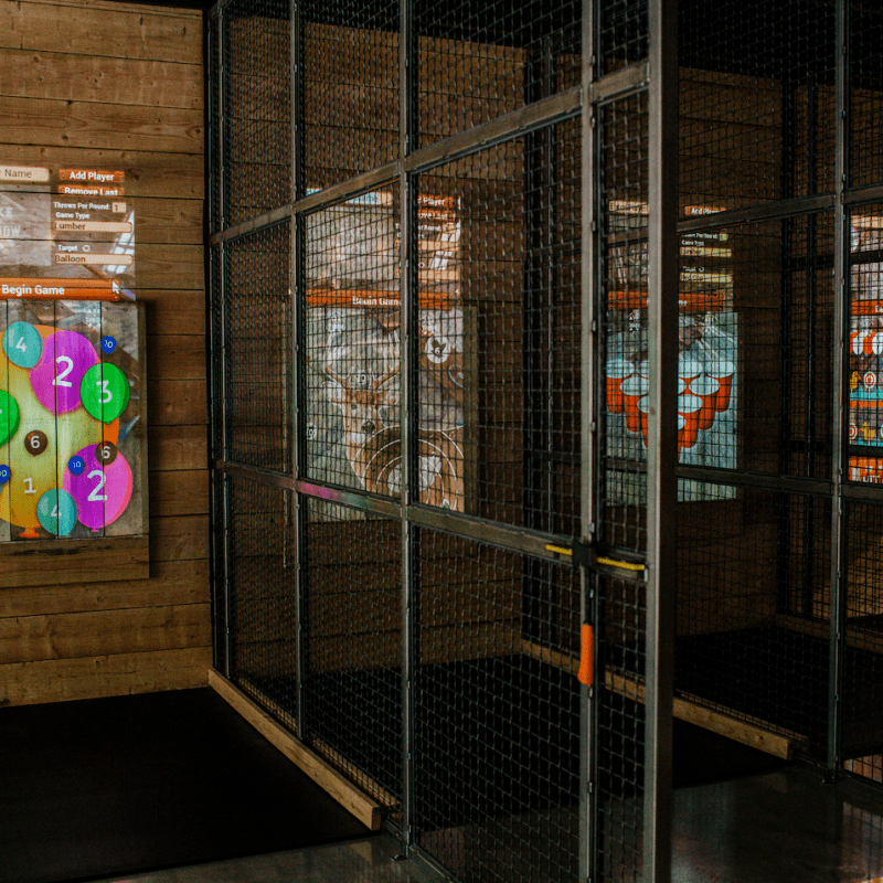 a store inside of a building